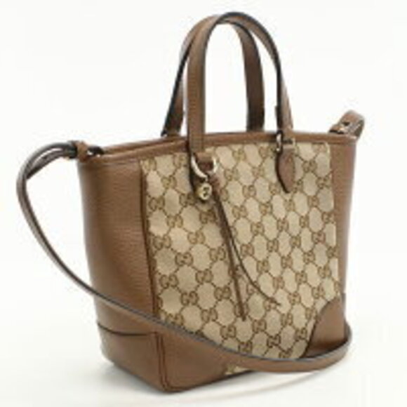 Gucci Tote Bag GG Canvas Beige - Picture 1 of 5